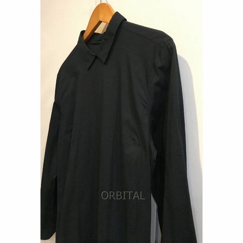 喜ばれる誕生日プレゼント JIL SANDER ジルサンダーネイビー 38 紺シャツワンピース ワンピース