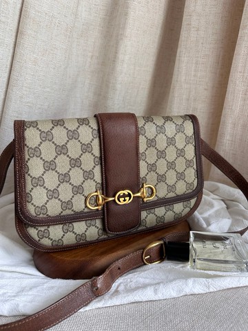 中古包Old Gucci經典老花肩背包側背包