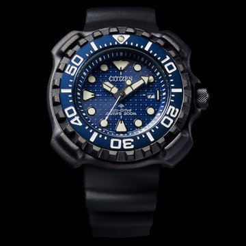 CITIZEN 星辰 PROMASTER 1982復刻鯨鯊限定200米抗磁鈦金屬光動能潛水錶/45.8mm(BN0225-04L)