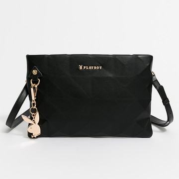 PLAYBOY - 斜側包  Quiet Luxury系列 - 黑色