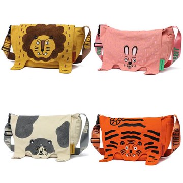 若愚工坊RUOYUSTUDIO原創設計大容量休閑大斜挎帆布包