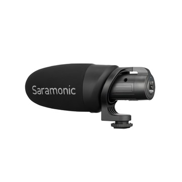 Saramonic 楓笛 輕量化相機 手機專用麥克風 高品質指向性麥克風 堅固ABS結構 熱靴座安裝  CamMic+  1個