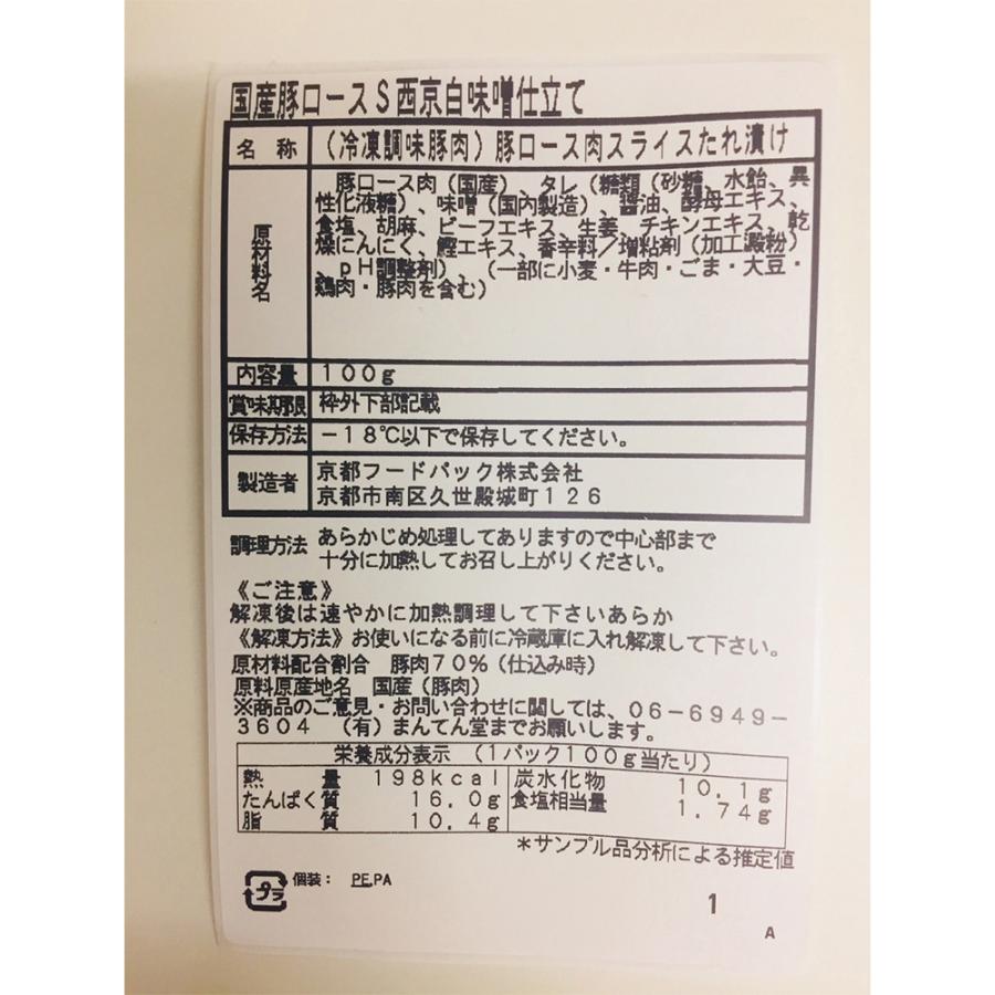 京都 「ぎおん割烹なか川」 国産豚西京白みそ仕立て 豚ロース肉 豚 ロース 肉 お取り寄せ お土産 ギフト プレゼント 特産品 お歳暮 おすすめ