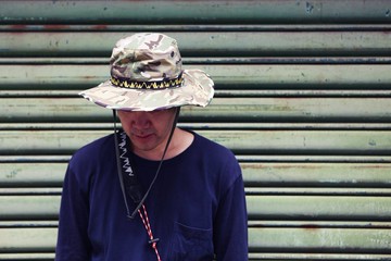 Silver Valley 經典山谷LOGO闊邊帽-迷彩