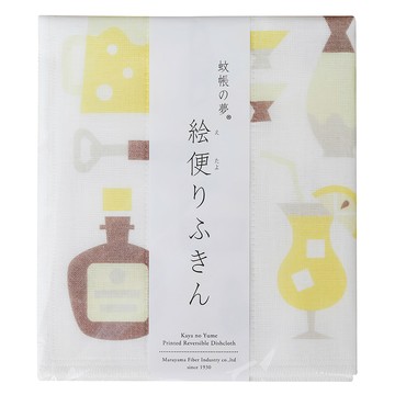 蚊帳的夢 抹布 酒 彩色繽紛  1條  35 × 40cm