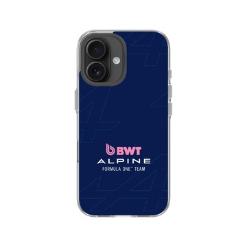 iPhone 16 Clear Case（相機按鈕） 透明 - Alpine - 2025 BWT Alpine Formula One Team Logo