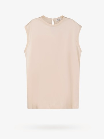 Stretch silk top with monili detail - BRUNELLO CUCINELLI - gender_Woman