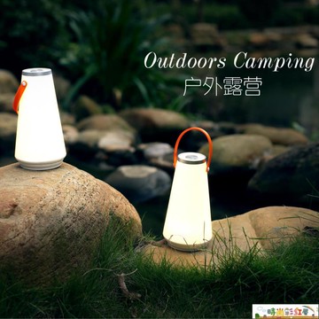 復古燈 無極調光氛圍小夜燈 usb充電復古煤油燈手提馬燈 LED戶外露營燈 摩可美家