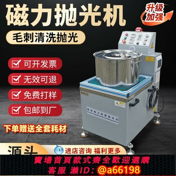 【台灣公司 可開發票】廠家直銷磁力研磨拋光機金屬去毛刺機平移磁力研磨機磁針五金工業