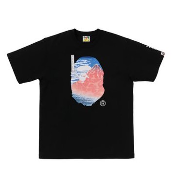 UKIYO-E X A BATHING APE 葛飾北齊 富士山 黑色 1L73110917-BK