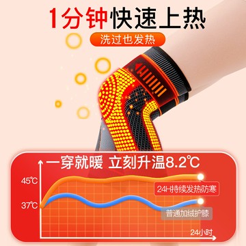 艾草護膝保暖老寒腿男士女士漆關節發熱秋冬四季膝蓋防寒老人專用