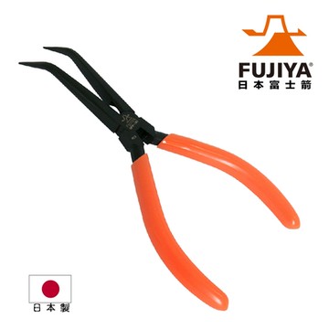 【FUJIYA日本富士箭】極細鑷型彎頭尖口鉗 150mm