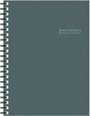 【美加美】文具紙品-NC B5膠圈筆記(40張)-灰AG3025/5本入【APP滿額下單10%點數(單一帳號最高1000點)】4/30止