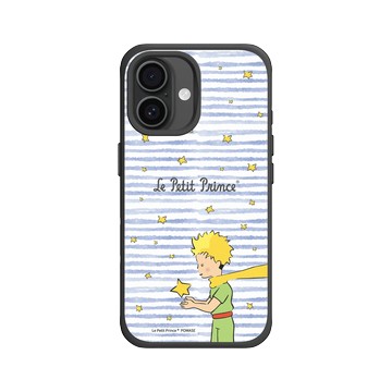iPhone 16 SolidX 黑 - Le Petit Prince 小王子 - 許下願望