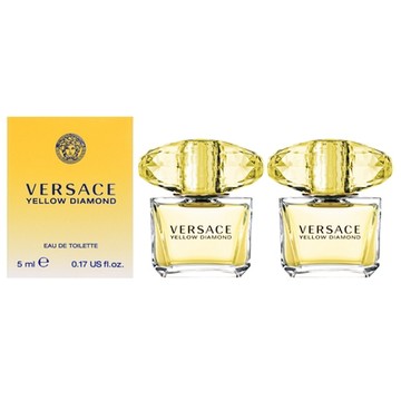 VERSACE 凡賽斯 香愛黃鑽女性淡香水 5ml 小香 *2入組