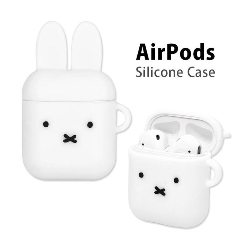 AirPods 第2世代 ケース ミッフィー シリコン 第一世代 miffy Air Pods