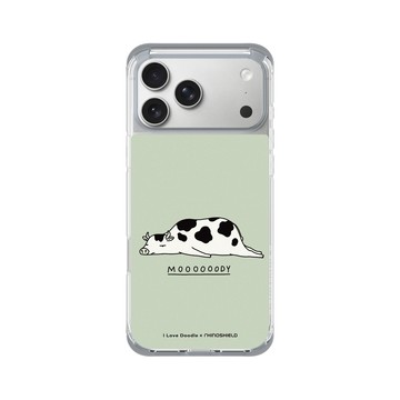 iPhone 17 Pro Max ClearX (MagSafe 兼容) 霜透灰 - ilovedoodle (Lim Heng Swee) - Mooooody 乳牛