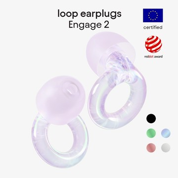 官方免運 Loop Engage 2 -16dB 擬眞耳塞/育兒/對話/社交/髮廊等情境/歐盟聽力保護認證