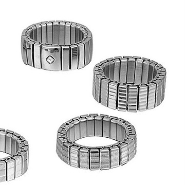 H3171 彈性鈦鋼指環戒 情侶對戒 防過敏 彈力 中性款戒子 不生鏽 不過敏