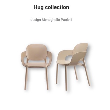 S.CAB HUG armchair 擁抱扶手椅-灰-美拉德系列-兩張一組