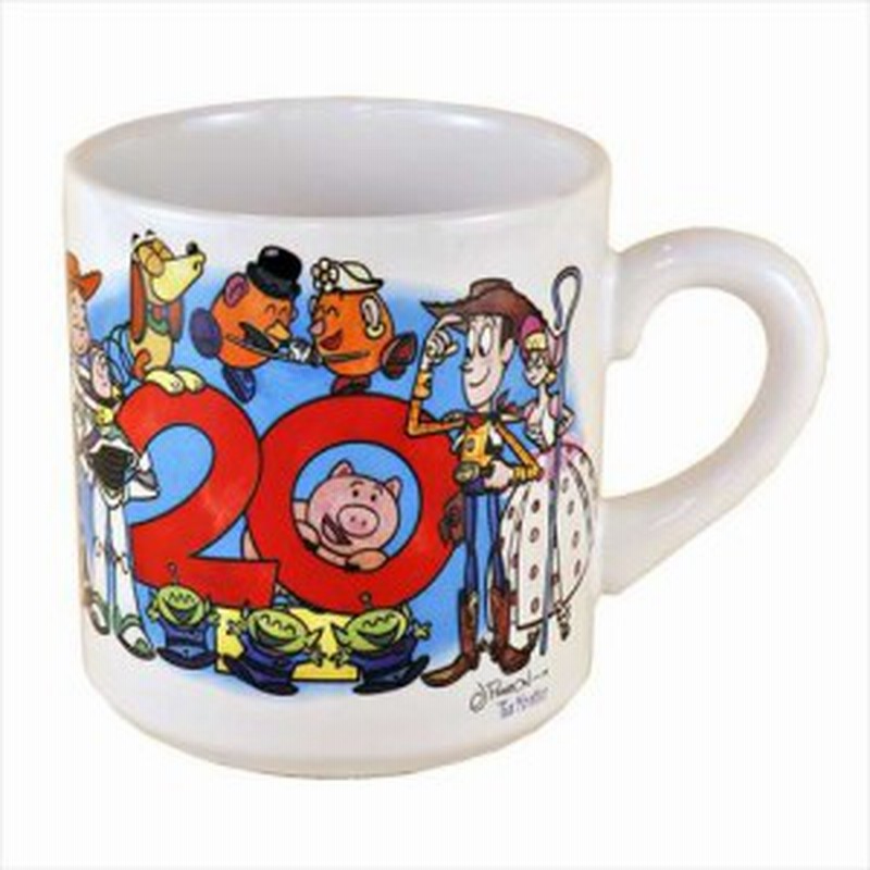◇トイストーリー ビッグマグ/20周年記念（ディズニー）マグカップ 