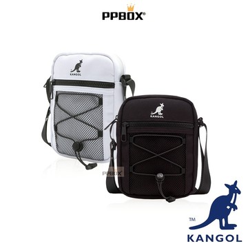 KANGOL 袋鼠 網布抽繩側背包 限定款【65558710】時尚 包包 側背包