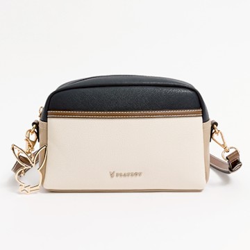 PLAYBOY - 斜背包 Hygge系列 - 藍色