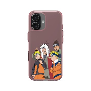 iPhone 17 Clear (相機按鈕) 晶醺玫 - 火影忍者 Naruto - 鳴人&自來也&伊魯卡老師