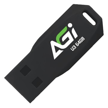 AGi 亞奇雷 USB 3.2 隨身碟 UP138 高速存取 鋅合金外殼 簡約俐落設計  64GB  1個