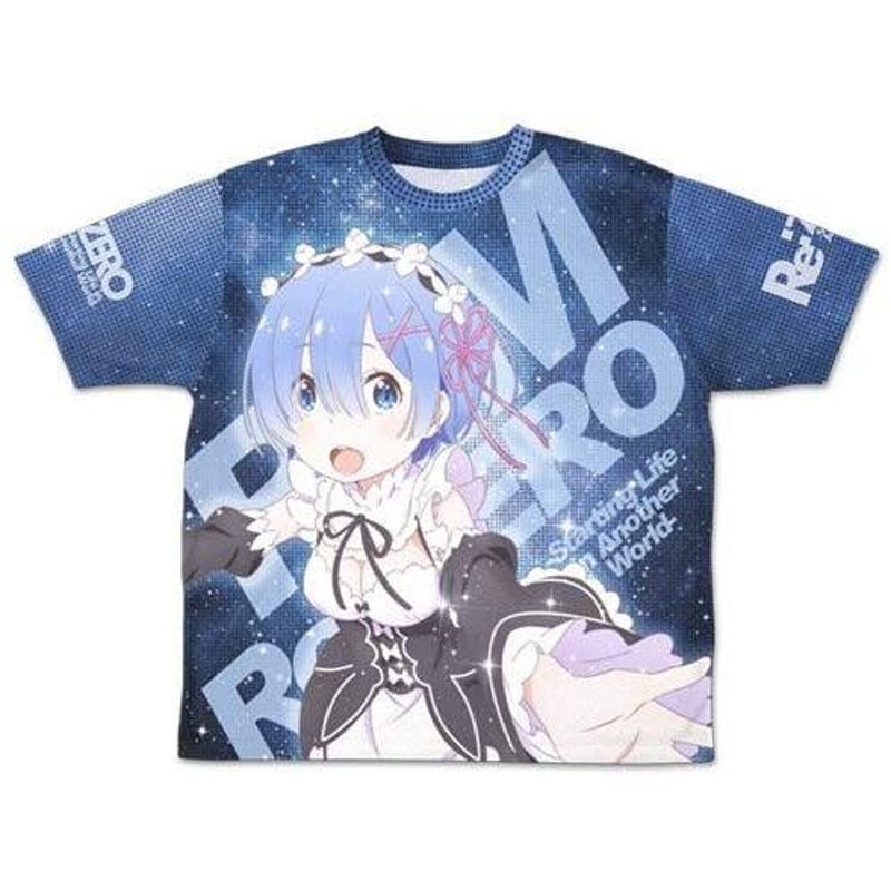 Re:ゼロから始める異世界生活 レム 両面フルグラフィックTシャツ M