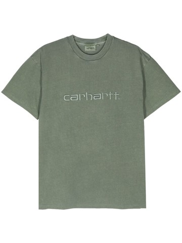Carhartt WIP - Duster logo-embroidered T-shirt - men - Cotton - S - Green