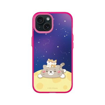 iPhone 15 Clear 粉漾桃 - 柴語錄 Shiba Says - 月球被縮小了