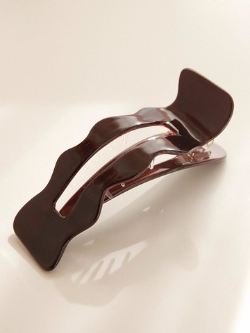 Wave Pattern Lightweight Celluloid Hair Clip (H01317)