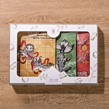 【百二歲】企業送禮 / 好緣糖禮盒 - 茶葉牛乳糖禮盒 ( 附提袋 )