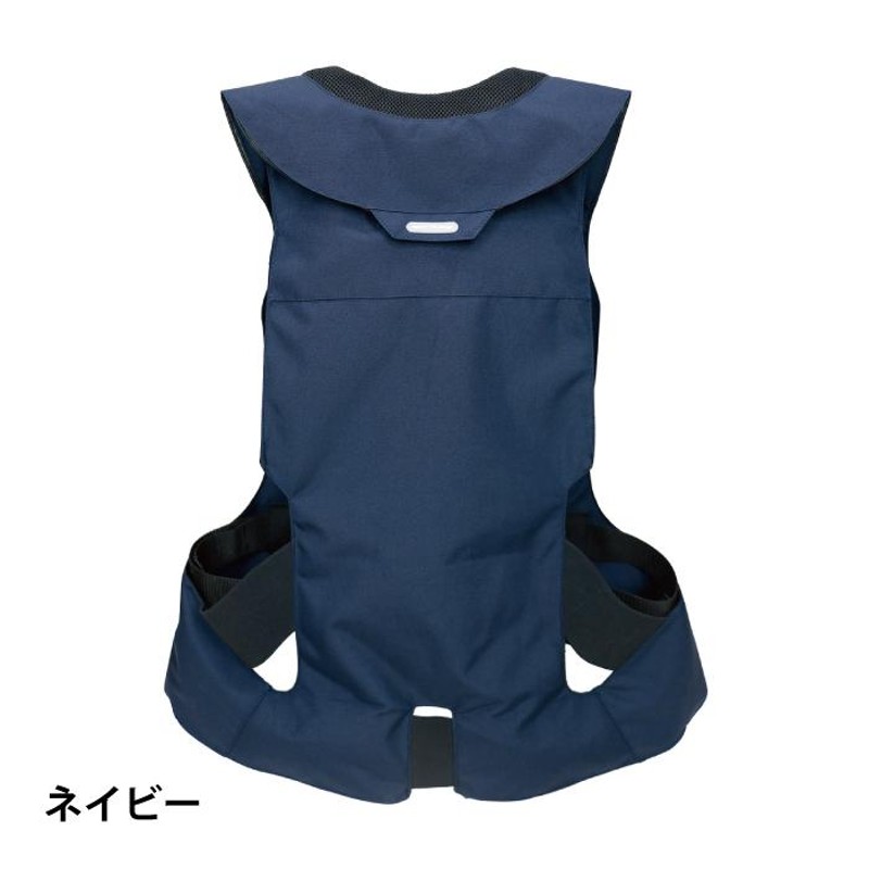ヒットエアー 乗馬用 高級ベスト large ネイビー 乗馬 ヒットエアー  