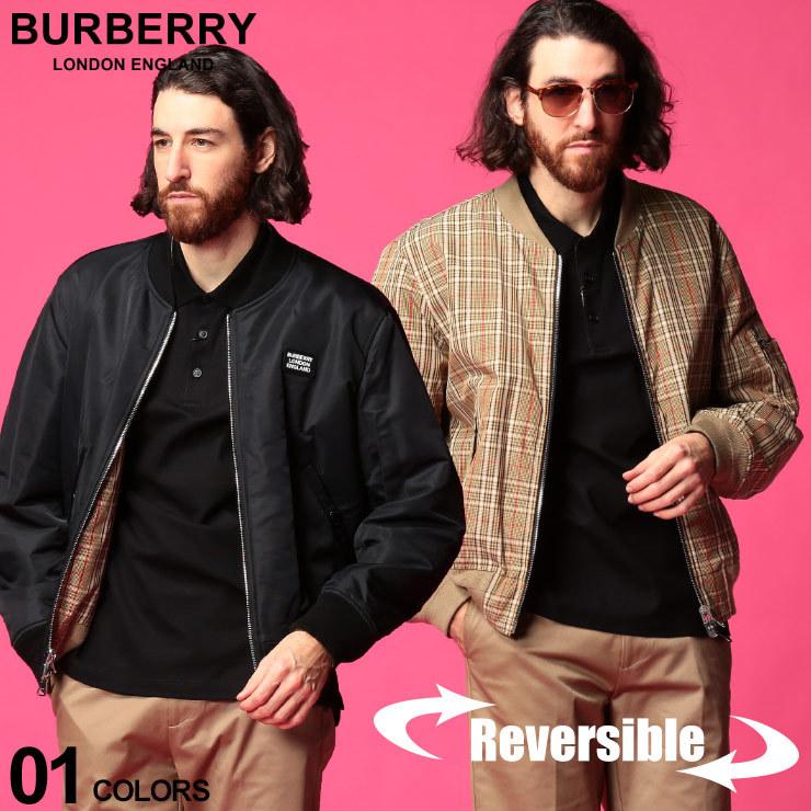 80年代Burberrysハリントンジャケット短丈リバーシブルブルゾンホースロゴ