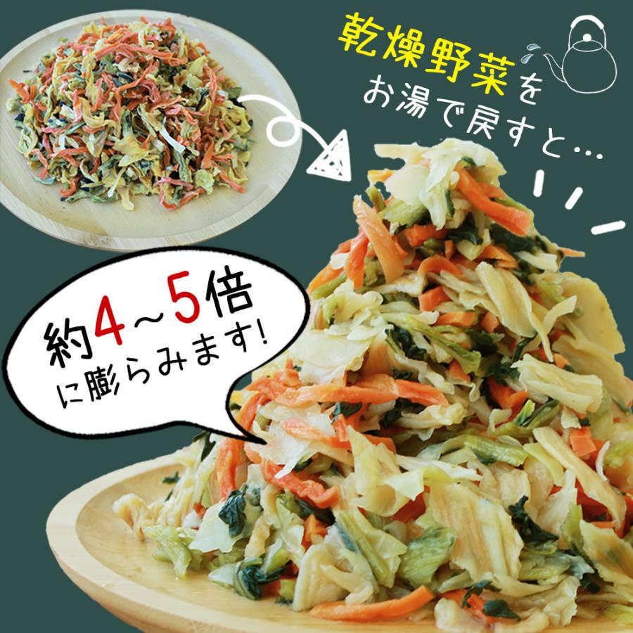 乾燥野菜ミックス 国産 味噌汁の具 乾燥 ラーメン具材 常備菜 玉ねぎ にんじん キャベツ 小松菜 時短料理 一人暮らし スープ 汁物 ドライベジ