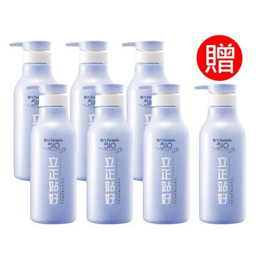【買六送一】台塑生醫Dr’s Formula 510立正站好深層控油豐盈潤絲乳550g*6入+立正站好潤絲乳550g*1入