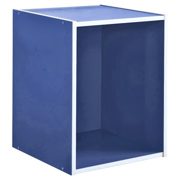 系統簡約加高一格櫃  藍色  1件