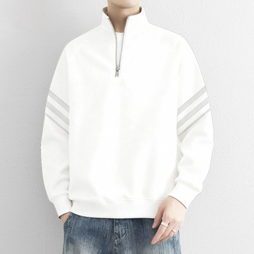 新品【秋冬】美式外套大學T男寬鬆套頭立領加厚男士運動外套男裝長袖大碼上衣