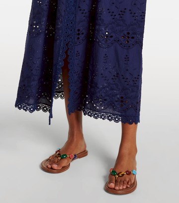 Melissa Odabash Tallulah broderie anglaise cotton kaftan