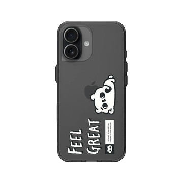 iPhone 17 Clear (相機按鈕) 酷墨灰 - 爽爽貓 Song Song Meow by SECOND - 爽爽貓Feel Great