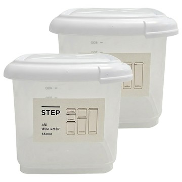 Changsin Living 昌信生活 SENSE 廚房全系列收納罐2號 650ml  2組  容器 + 蓋子