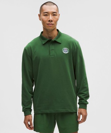 Long-Sleeve Rugby Shirt Tennis Club Size 2XL