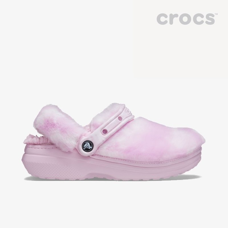 クロックス ボア《ユニセックス》 CROCS/Classic Fur Sure/Ballerina PinkｘWhite/クラシック ファー シュアー/ピンクｘホワイト  通販 LINEポイント最大0.5%GET | LINEショッピング