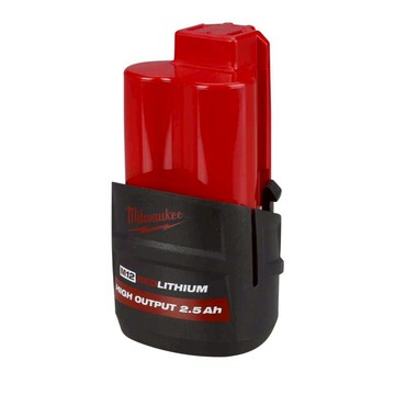 Milwaukee 美沃奇 台灣公司貨 高輸出鋰電池 2.5Ah M12 HB2.5 TW 195g 原廠保固  1盒  1入