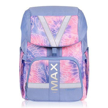 MAX酷玩 超輕量護脊書包Pro 2S-羽翼粉紫 筆電可 下拉式磁扣