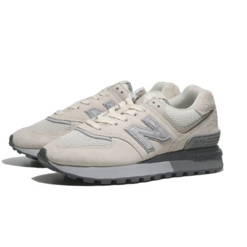 NEW BALANCE 休閒鞋 NB 574 LEGACY 杏灰 麂皮 復古 男女 U574LGAF