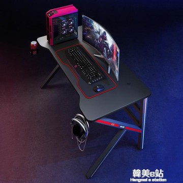 電競桌台式電腦桌家用書桌專業游戲電競桌椅組合套裝 hmez610