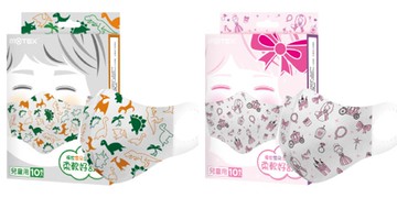 [東昇]C型卡通口罩(兒童) 10入/盒｜國家隊主將華新MOTEX出品